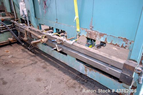 Used Gloucester Engineering 6" Single Screw Extruder, Model 266-001. Approximately 24 to 1 L/D ratio. Electrically heated, water cooled (no system) 5 zone side vented barrel, water cooled feed throat...
