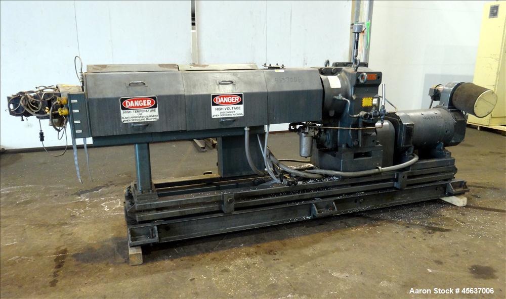 Used Graham Engineering 2-1/2" Single Screw Extruder