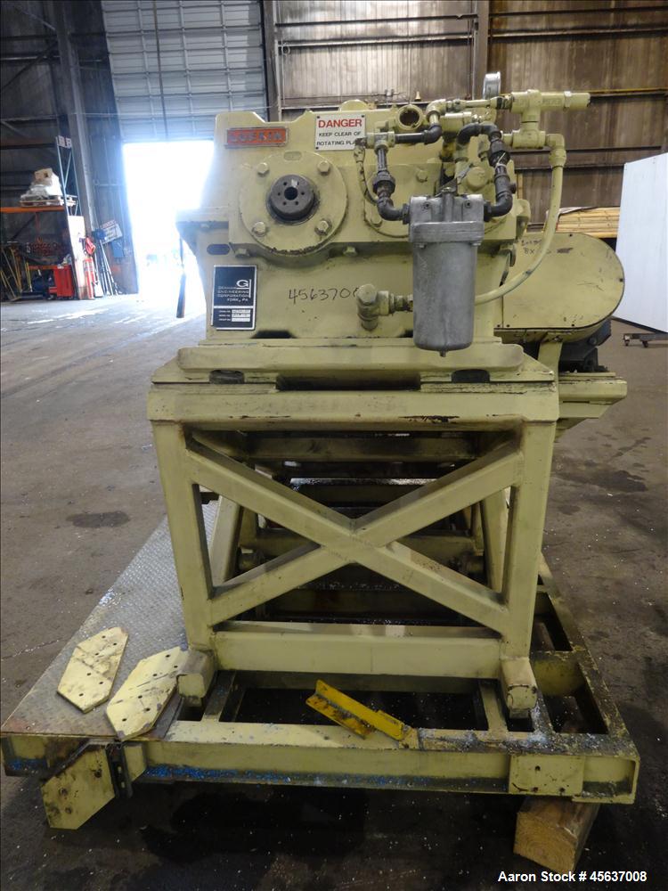Used Graham Engineering 3" Single Screw Extruder, Model 3024-A.