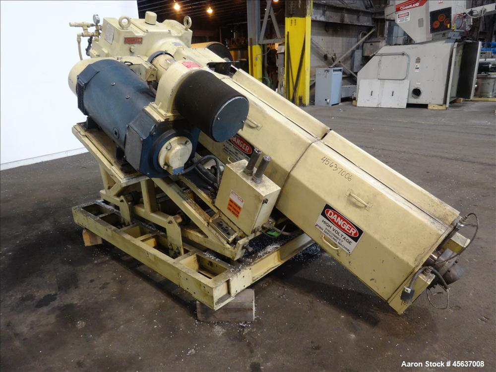 Used Graham Engineering 3" Single Screw Extruder, Model 3024-A.