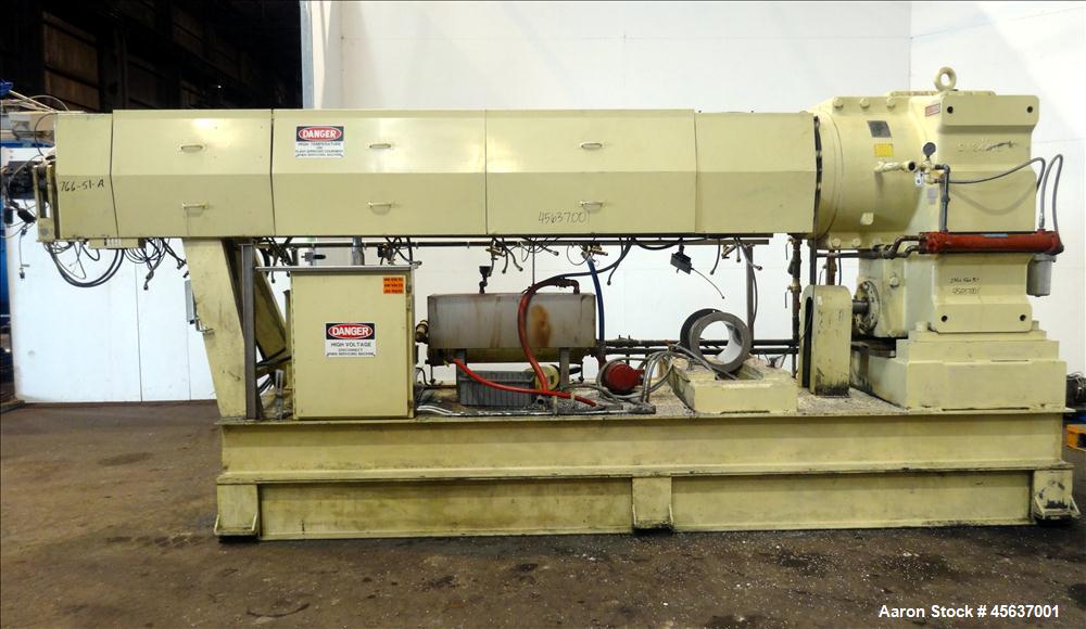 Used Graham 6" Diameter Single Screw Extruder.