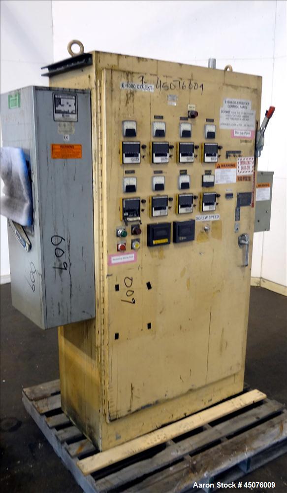 Used HPM 2” Single Screw Extruder, Model 2.0 TMC-24