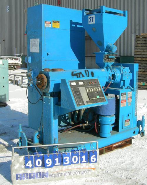Used HPM 2" Single Screw Extruder, Model 2.0TMC24