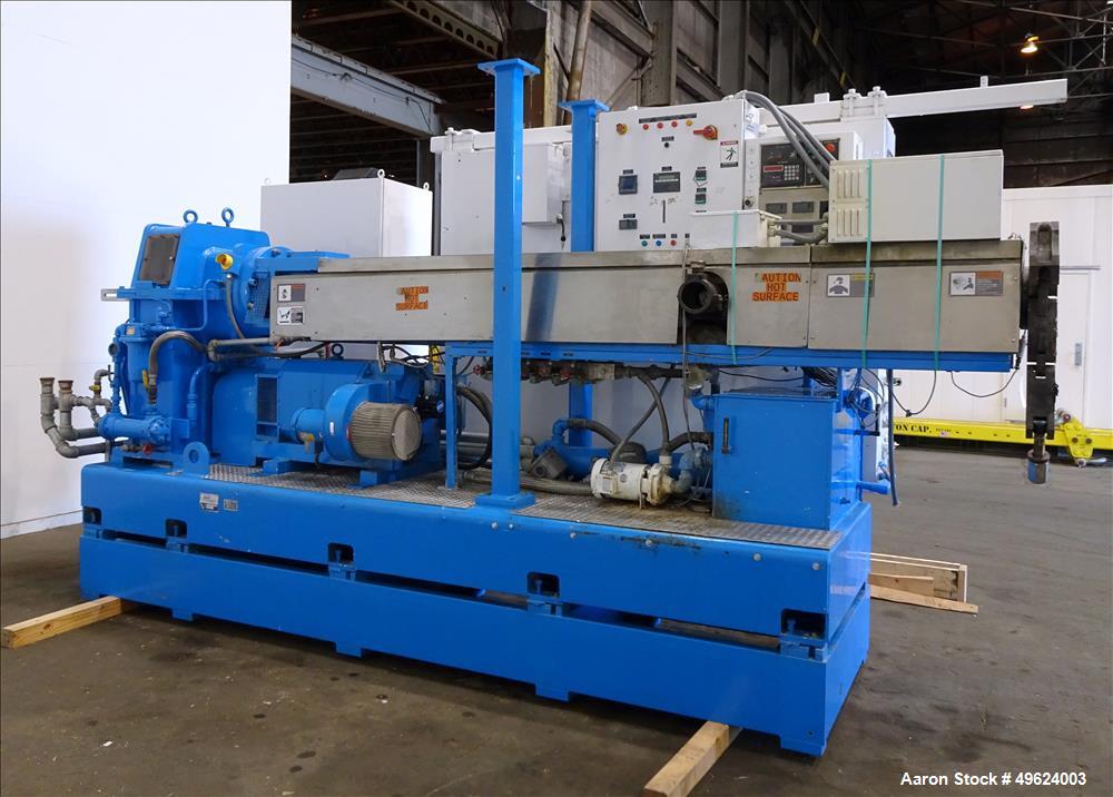 Used HPM 4.5" Single Screw Extruder, Model 4.5-TM-III-30:1