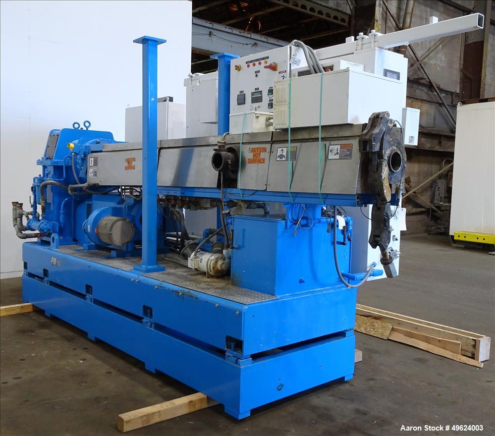 Used- HPM 4.5" Single Screw Extruder, Model 4.5-TM-III-30:1