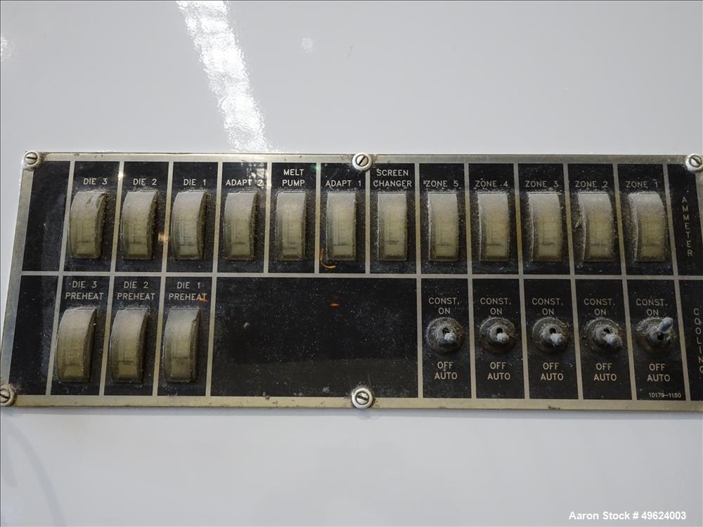Used HPM 4.5" Single Screw Extruder, Model 4.5-TM-III-30:1