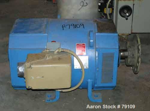 Used HPM 4-1/2" Single Screw Extruder, Model TM-60-45-24. 24:1 L/D ratio. Non-vented 5 zone barrel. Electrically heated, water cooled, with tank, heat exchanger and pump. Water cooled feed throat. No...