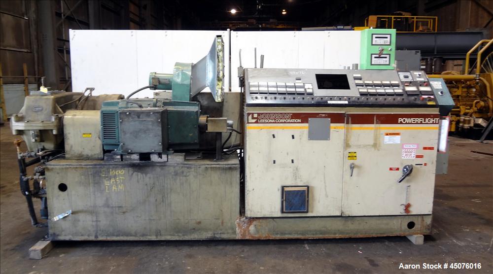 Used Johnson Plastics Machinery 4.5" Single Screw Extruder