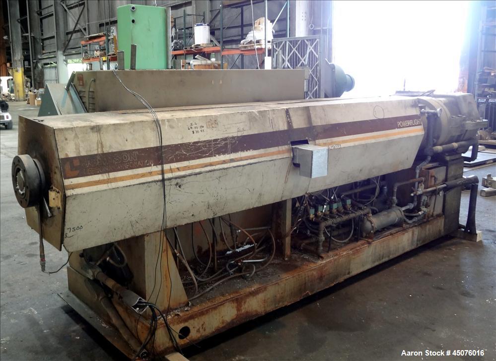 Used Johnson Plastics Machinery 4.5" Single Screw Extruder