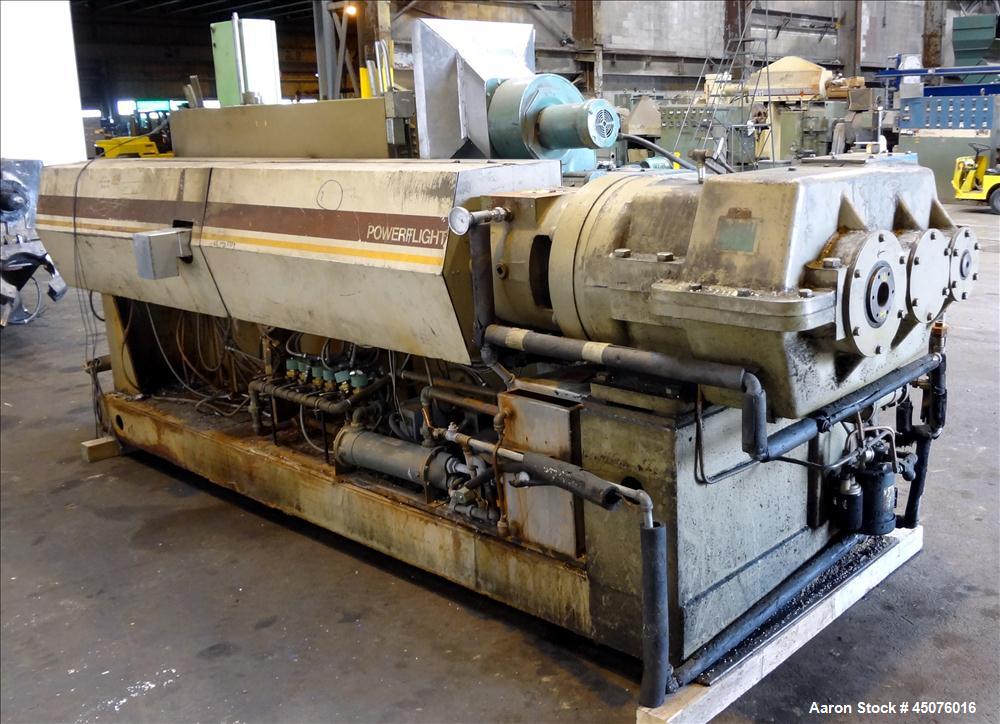 Used Johnson Plastics Machinery 4.5" Single Screw Extruder