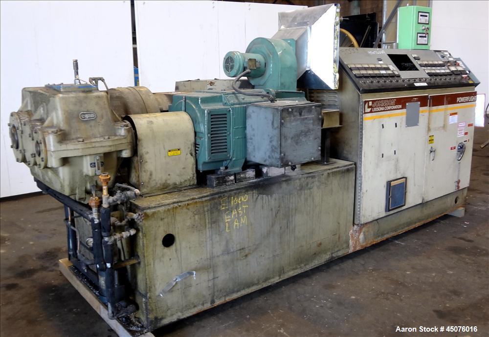 Used Johnson Plastics Machinery 4.5" Single Screw Extruder