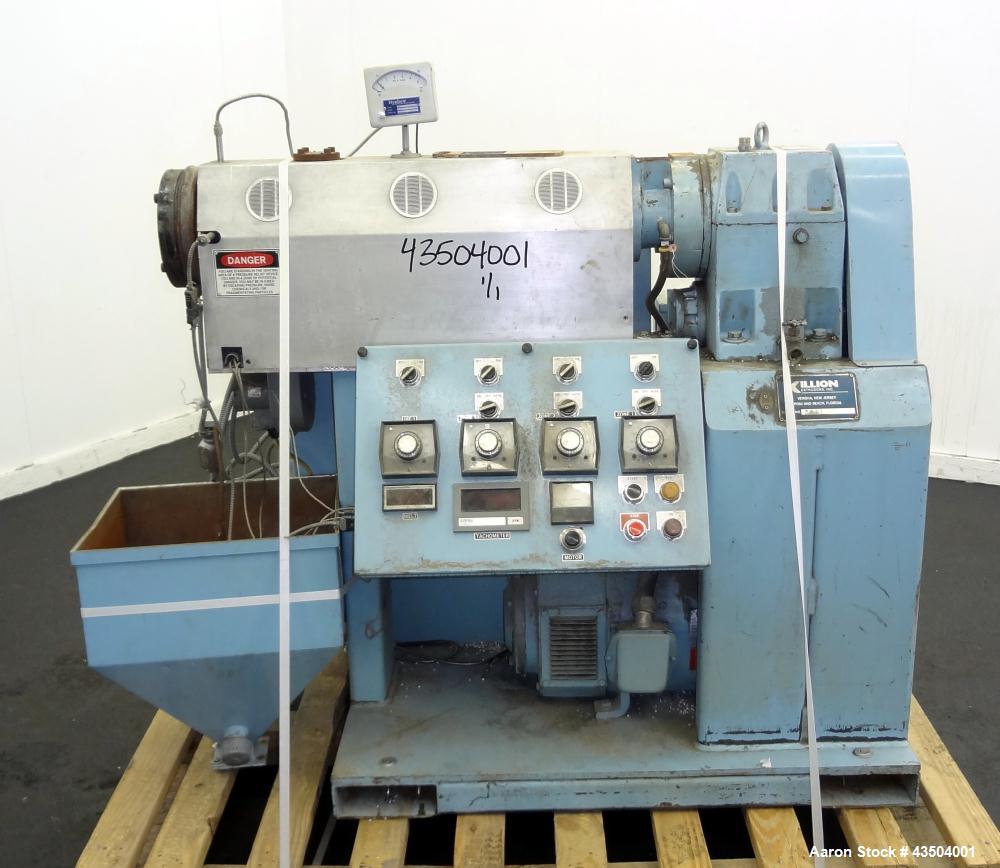 Used Killion 1.5” Single Screw Extruder, Model KN-150