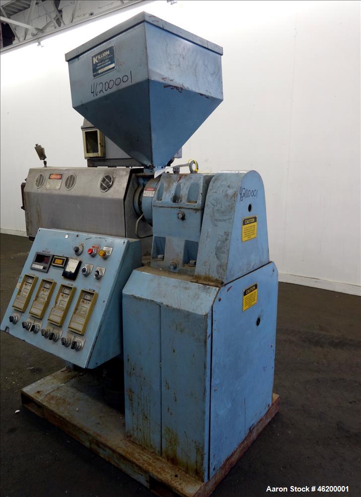 Used Killion 1-1/2” Single Screw Extruder