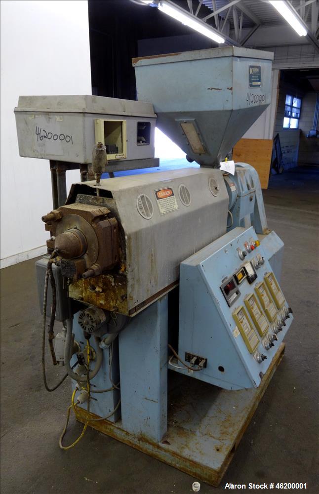 Used Killion 1-1/2” Single Screw Extruder