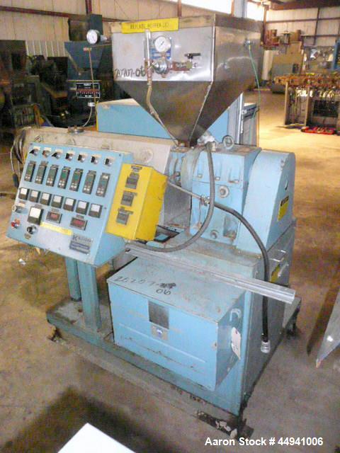Used Killion 1.5" Diameter Single Screw Extruder, Model KN150