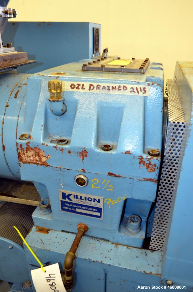 Used Killion 2.5” Single Screw Extruder, Model KN250.