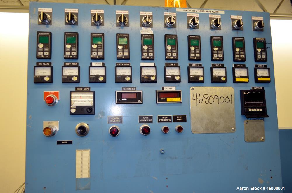 Used Killion 2.5” Single Screw Extruder, Model KN250.