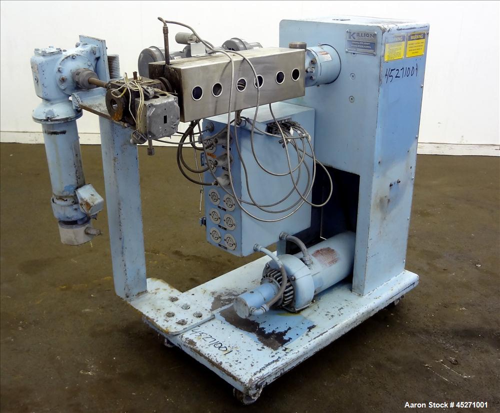 Used Killion 1" Single Screw Extruder, no screw