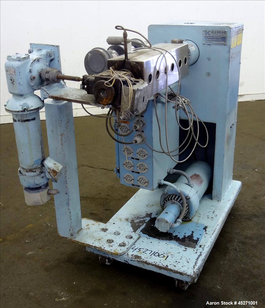Used Killion 1" Single Screw Extruder, no screw