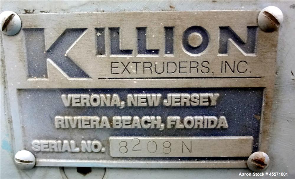 Used Killion 1" Single Screw Extruder, no screw
