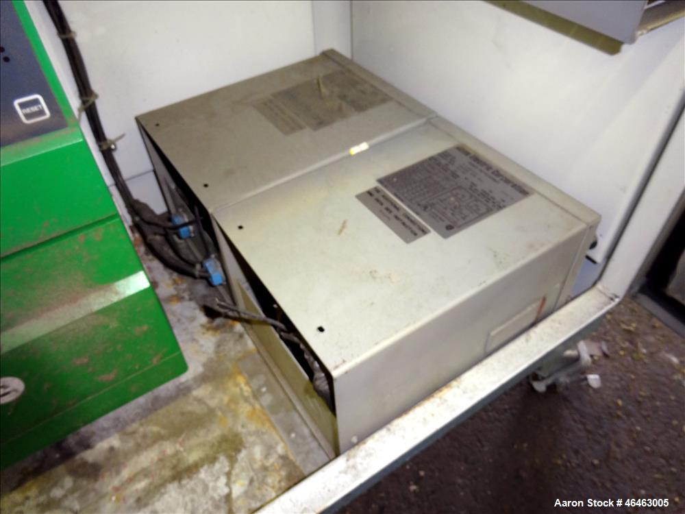 Used Killion 1.25" Single Screw Extruder. Approximate 24:1 L/D Ratio no screw. Electrically Heated, Air cooled 3 zone non-vented barrel. Water cooled feed throat, no hopper. Approximate 42.5" center ...