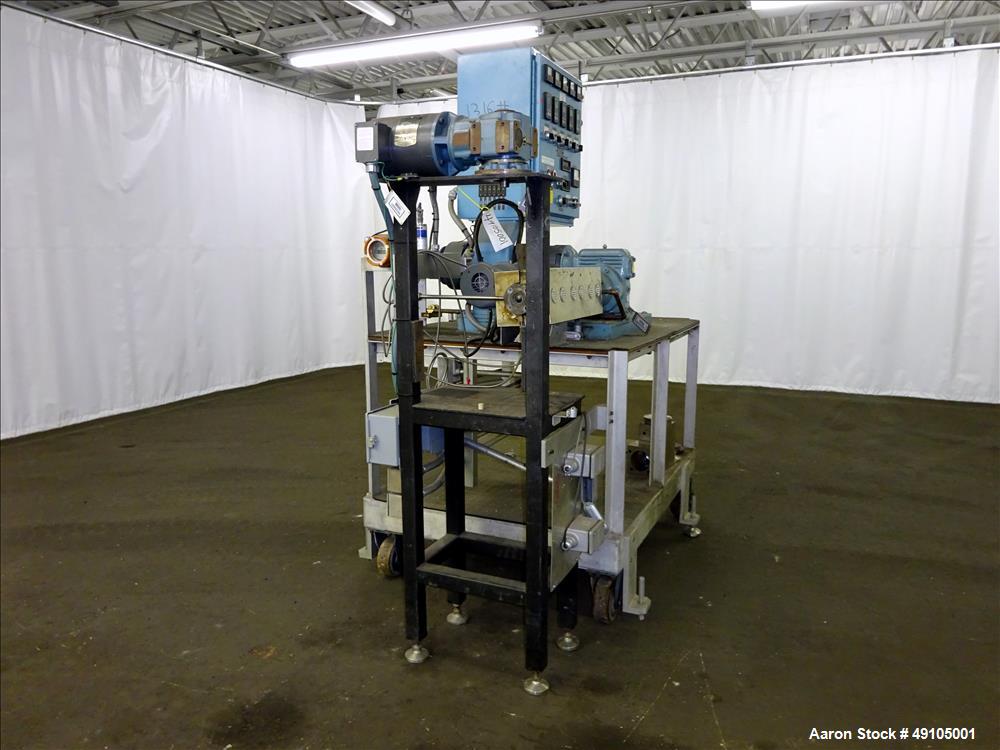 Used Killion 1" Diameter Single Screw Extruder.