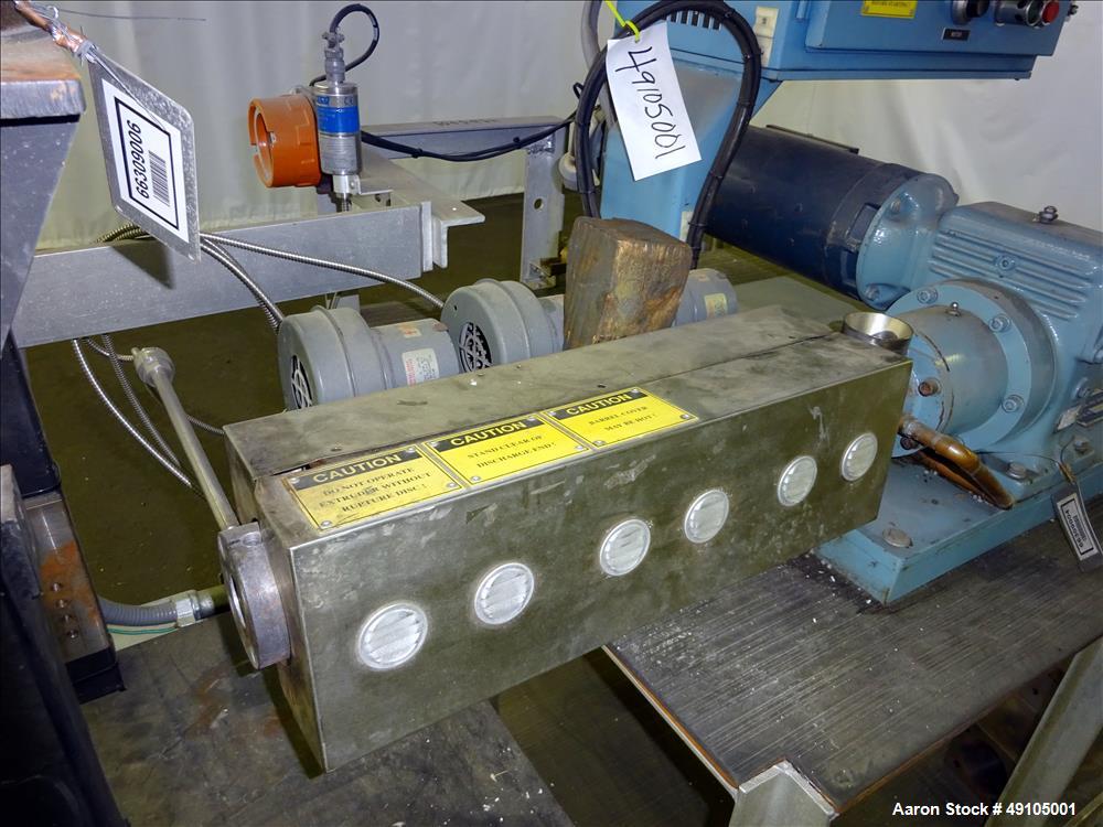 Used Killion 1" Diameter Single Screw Extruder.