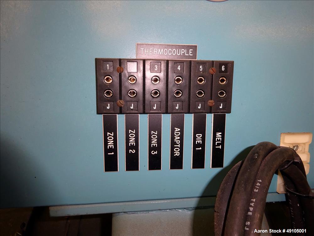 Used Killion 1" Diameter Single Screw Extruder.