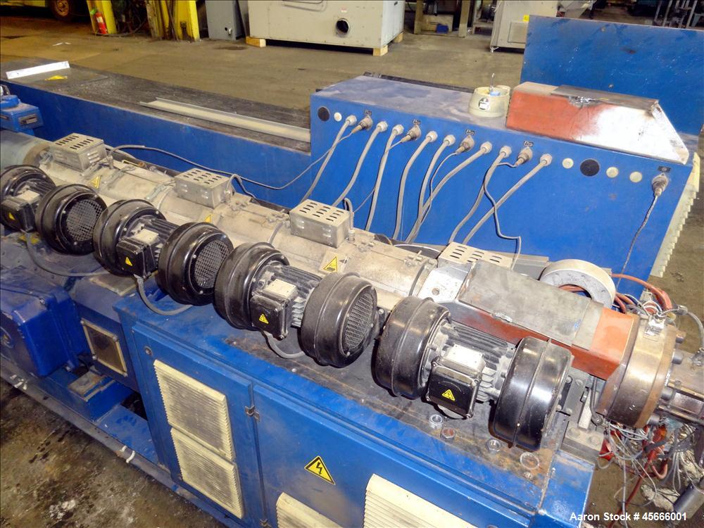 Used Krauss Maffei KME 1-75 Single Screw Extruder.