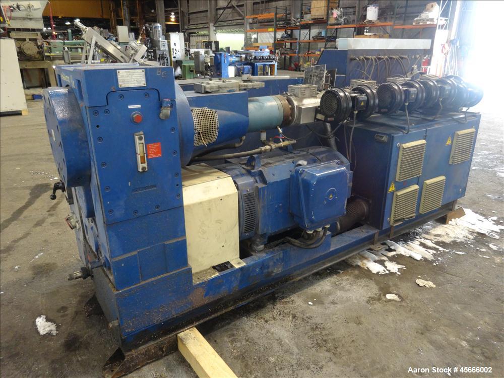 Used Krauss Maffei KME 1-75 Single Screw Extruder.