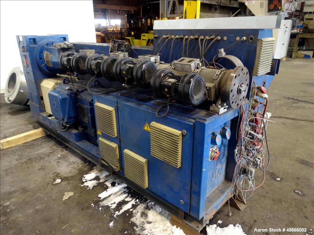 Used Krauss Maffei KME 1-75 Single Screw Extruder.