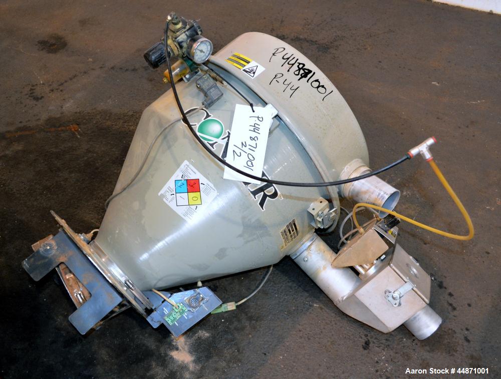 Used American Kuhne 3-1/2" Single Screw Extruder, Model AK 350 24:1 A/C EXT.  Approximately 24 to 1 L/D ratio. Electrically heated, air cooled 4 zone non-vented barrel, water cooled feed throat with ...