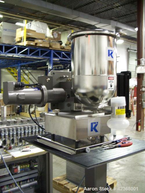 Used Leistritz Extruder, Model K-CL-24 KT-20 + ZSE-18/40D Screw Set. Manufactured 2007. #5 Screws, 40:1 L/D ratio, 18 hp, 4:1 reducer gearbox ratio.