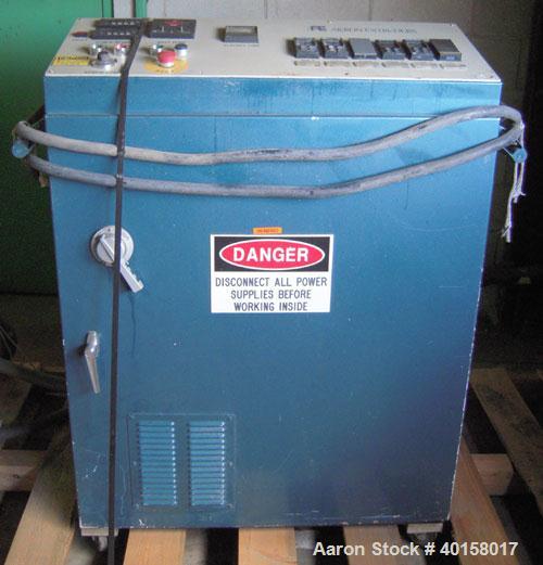 Used Akron 1 3/4" Single Screw Extruder, Model M-PAK175, approximate 24 to 1 L/D ratio. Electrically heated, air cooled 3 zone non-vented barrel. Water cooled feed throat with a lump breaker, no hopp...