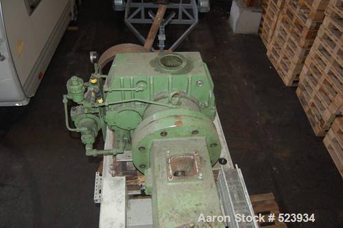 USED: Macchi 60mm single screw extruder, type K8UT-TR. Driven by a 74.5 kW motor. Includes 2 dose units. Excludes control panel.