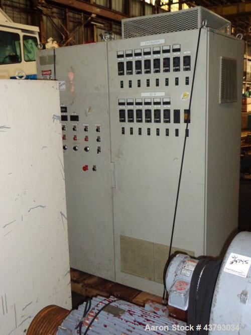 Used Macroplast Extrusion Tecnology 3" extruder, model ME-2-45026A1S-080-AC200V5