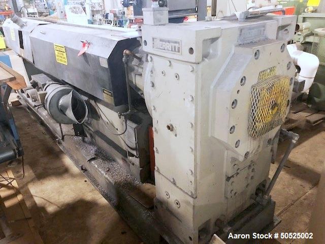 Used 4.5" Merrit Vented Single Screw Extruder. 36/1 L/D
