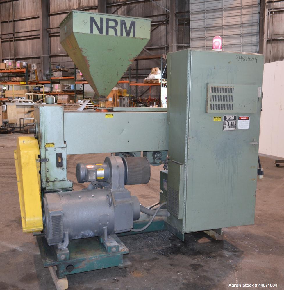 Used NRM Pacemaker IV 2-1/2" Single Screw Extruder, Model 2.5-24.1-PMIV-NV-EX