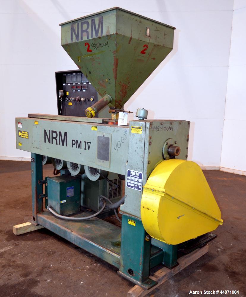 Used NRM Pacemaker IV 2-1/2" Single Screw Extruder, Model 2.5-24.1-PMIV-NV-EX