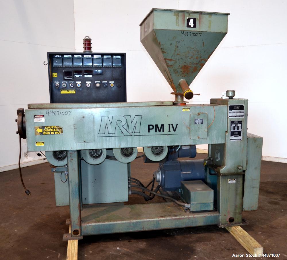 Used NRM Pacemaker IV 2-1/2" Single Screw Extruder, Model 2.5-24.1-PMIV-RH/AC-N