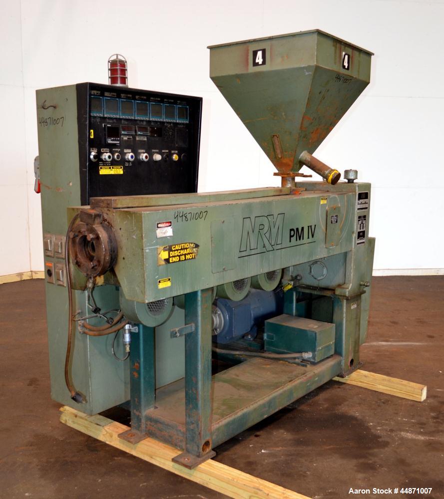 Used NRM Pacemaker IV 2-1/2" Single Screw Extruder, Model 2.5-24.1-PMIV-RH/AC-N
