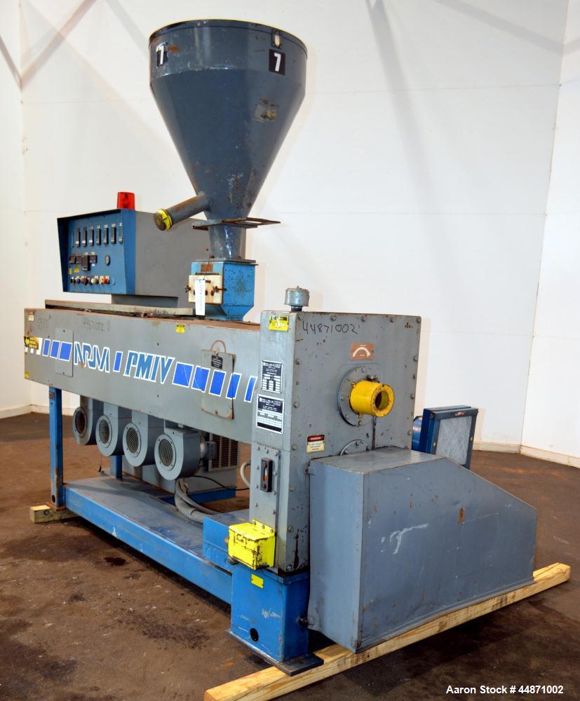 Used NRM Pacemaker IV 3-1/2" Single Screw Extruder, Model 3.5-24.1-PMIV-RH-NV-A