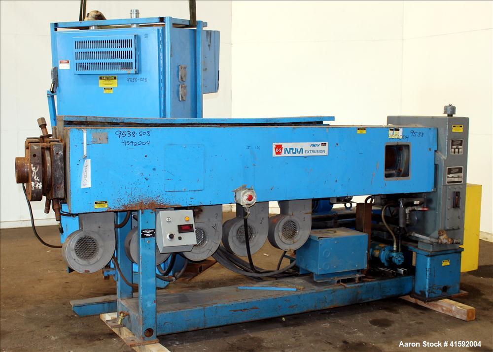Used NRM/Davis Standard 3-1/2" Single Screw Extruder, Model Pacemaker III 35PMI