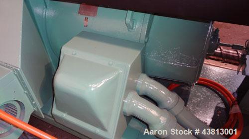 Used NRM Pacemaker 6" Single Screw Extruder, Model 6 PM III. 32 to 1 L/D Ratio. Electrically heated, water cooled 7 zone side vented barrel with a pump, tank, and heat exchanger. Water cooled feed th...
