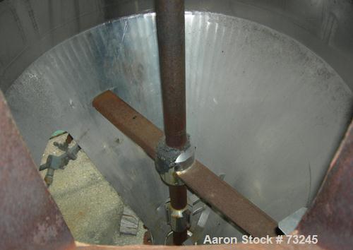 USED: NRM 4-1/2" single screw extruder, model PM70. 24:1 L/D ratio. Approx 6 zone top vented barrel, electrically heated, water cooled, with pump and tank. Water cooled feed throat. Approximate 42" c...