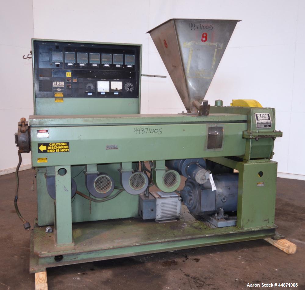 Used NRM Pacemaker III 2-1/2" Single Screw Extruder, Model 2.5-PMIIII-24.1