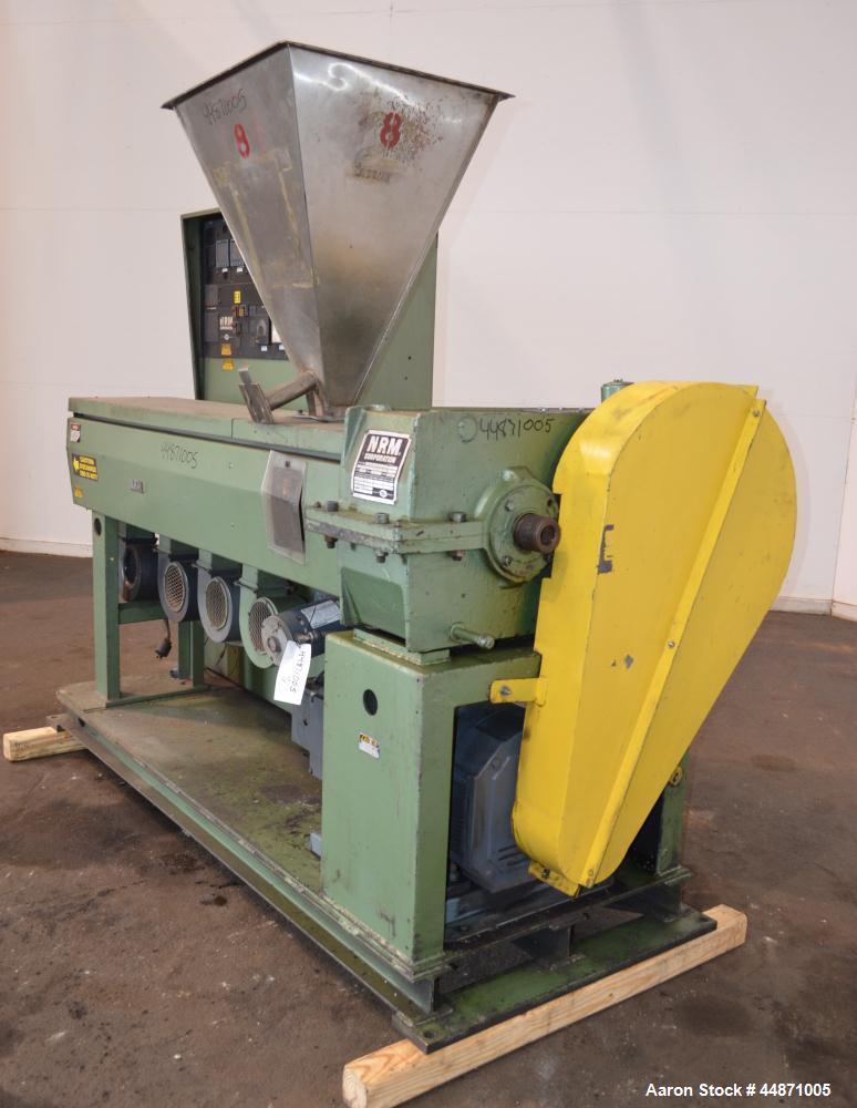 Used NRM Pacemaker III 2-1/2" Single Screw Extruder, Model 2.5-PMIIII-24.1