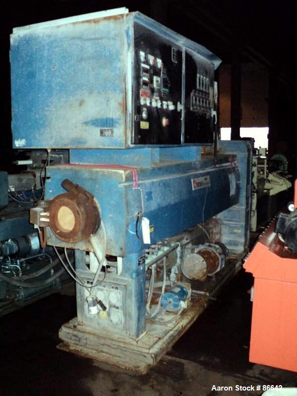 Used- NRM Davis Standard 3-1/2" Diameter Single Screw Extruder