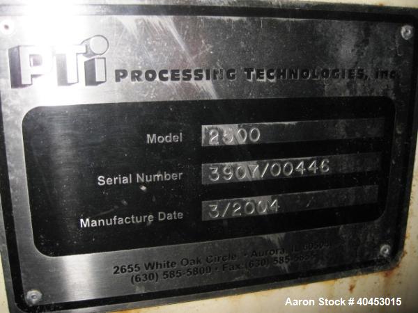 Used PTI model 2500 Trident 2-1/2"