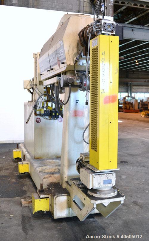 Used PTI Processing Technologies 2-1/2” Trident Series Single Screw Extruder, Model 2500. Approximate 32 to 1 L/D ratio. 5 Zone non-vented barrel electrically heated, air cooled. Water cooled feed th...